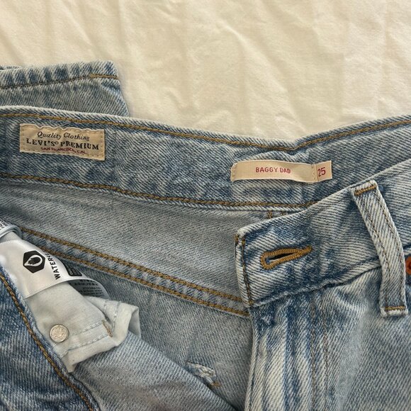 Levi's Baggy Dad Performance Cool Jeans 25x30 - Picture 6 of 9